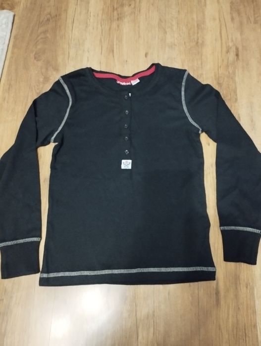 Bluzka chłopięca czarna roz 134/140