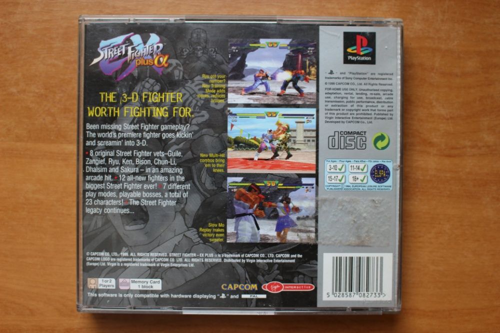 Gra Street Fighter EX+a Unikat ps1,psx,ps one