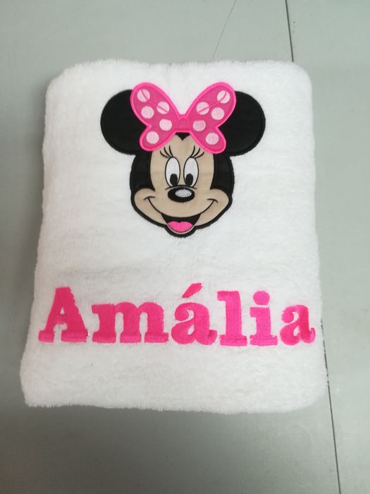 Toalha banho o Panda, Bordada