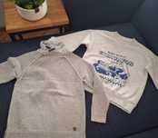 Sweter ze stójką Zara, bluza Sinsay 128