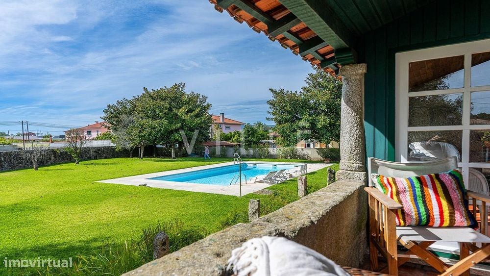 Moradia Rústica com Piscina em Mazarefes, Viana do Castelo