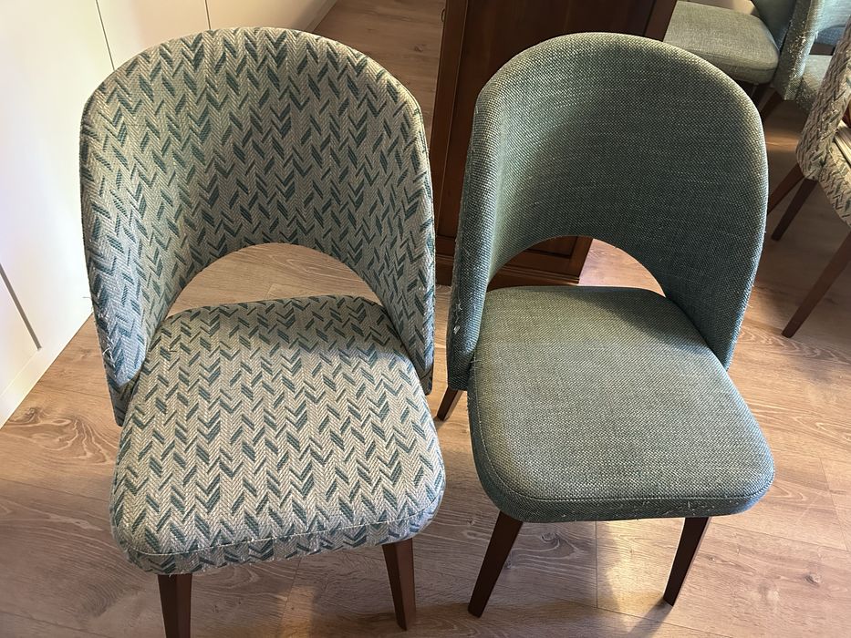 Cadeiras atuais para jantar ou sala de estar