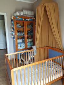 Meble VOX dla dziecka/noworodka komplet: łóżeczko, szafa, komoda!!
