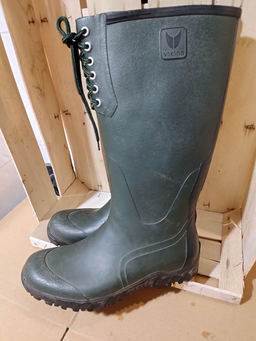 Wysokie kalosze sznurowane Viking, rozmiar 41