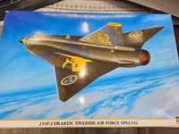 Модель 1/48 Hasegawa 09837 J35F/J Draken не Tamiya Revell italeri