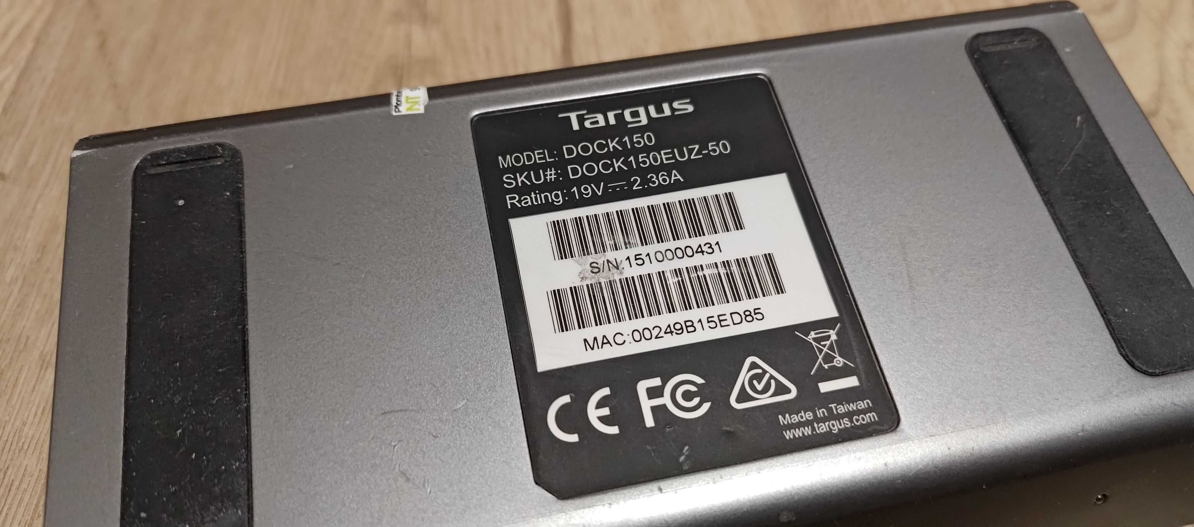 Stacja dokująca Targus DOCK150 USB 3.0 DV2K