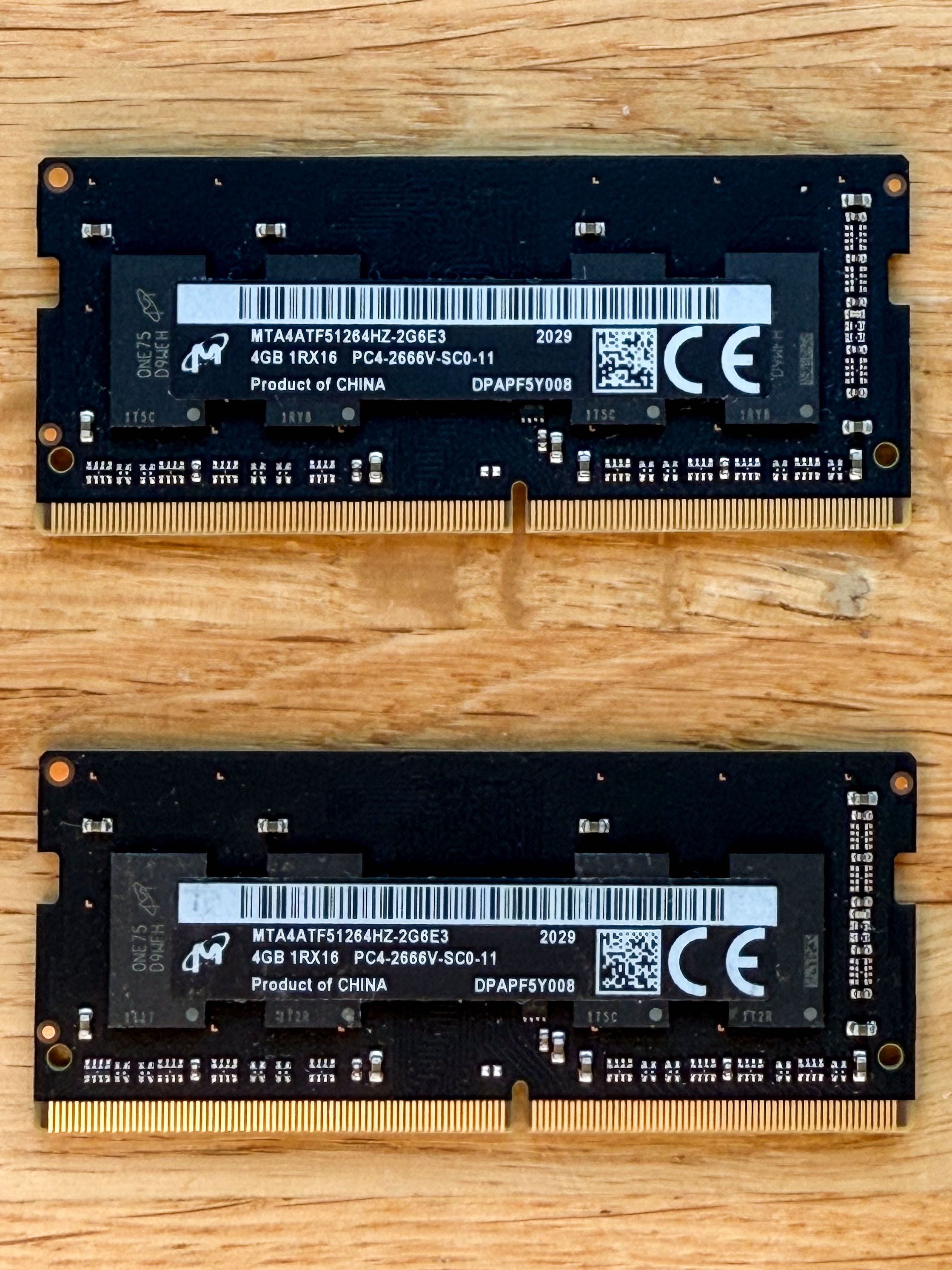 Пам'ять для ноутбуків та iMac Micron 8GB (4+4)GB SO-DIMM DDR4 2666 MHz