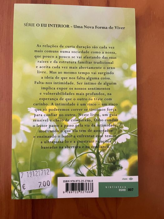 Livro OSHO confiar em si próprio e no outro
