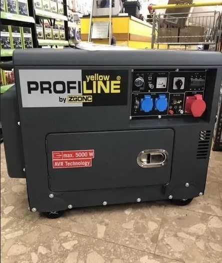 Дизельный генератор PROFILINE YPL-6000 3 фази і 1 фаза 5 kW