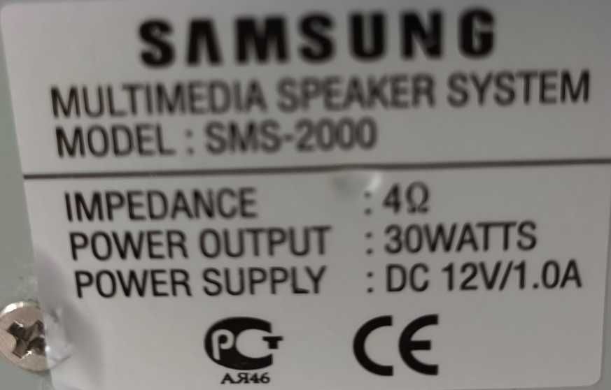 Głosniki Samsung SMS-2000 w kolorze turkusowym