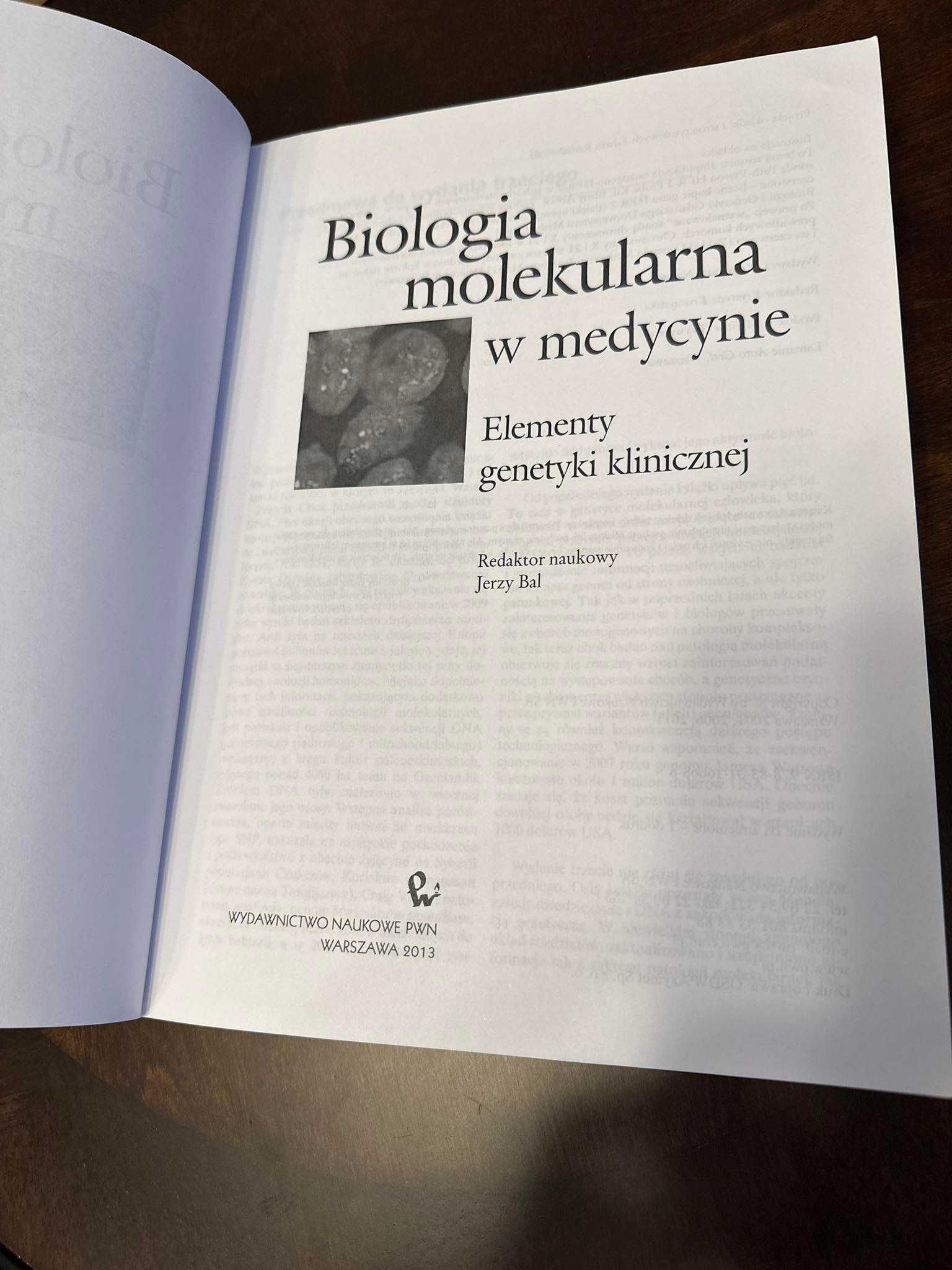 Biologia molekularna w medycynie -Jerzy Bal