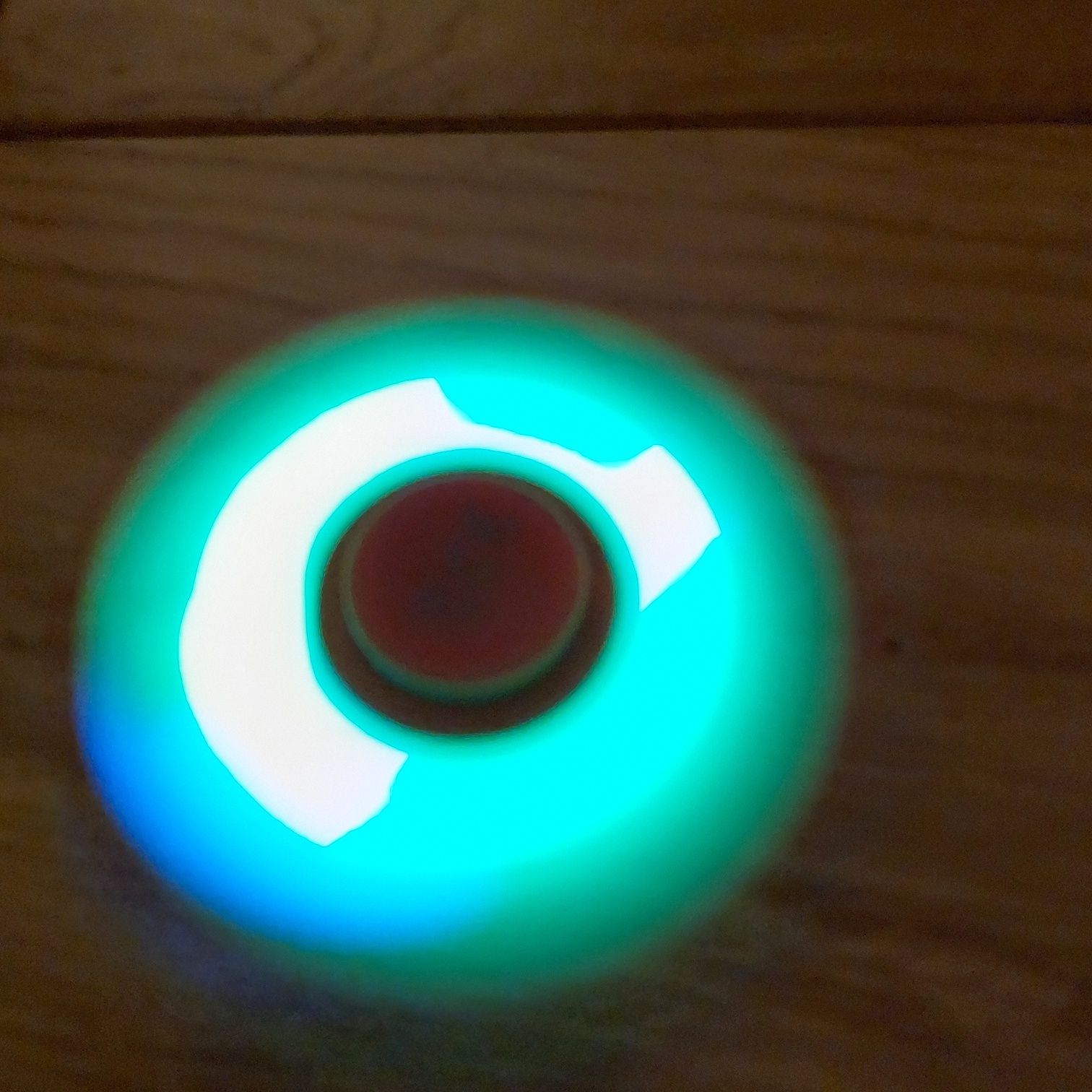 LED Hand Spinner (czerwony) - Zabawka antystresowa
