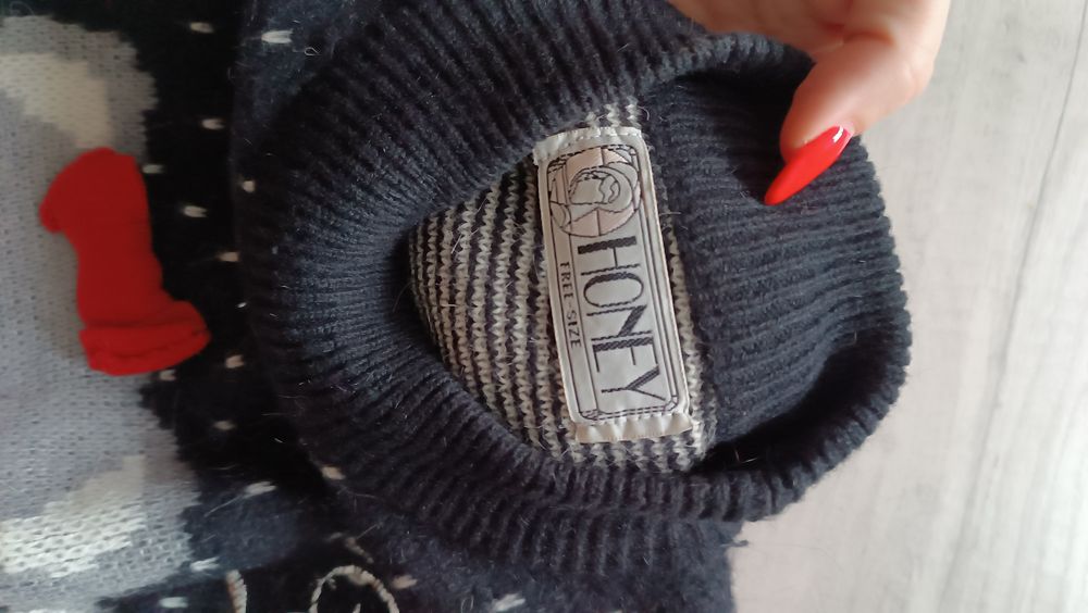 Sweter świąteczny damski