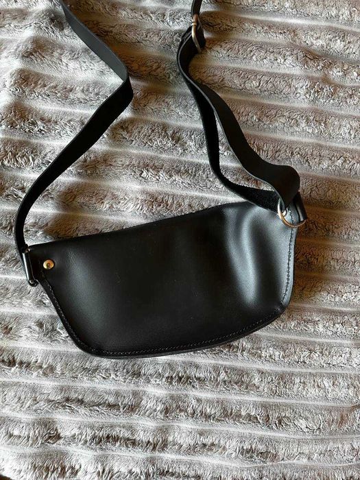 Елегантна Бананка + гаманець з натуральної шкіри! Ручна робота! Нові!