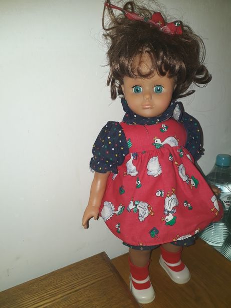 Piękna stara sygnowana lalka MMM 45cm