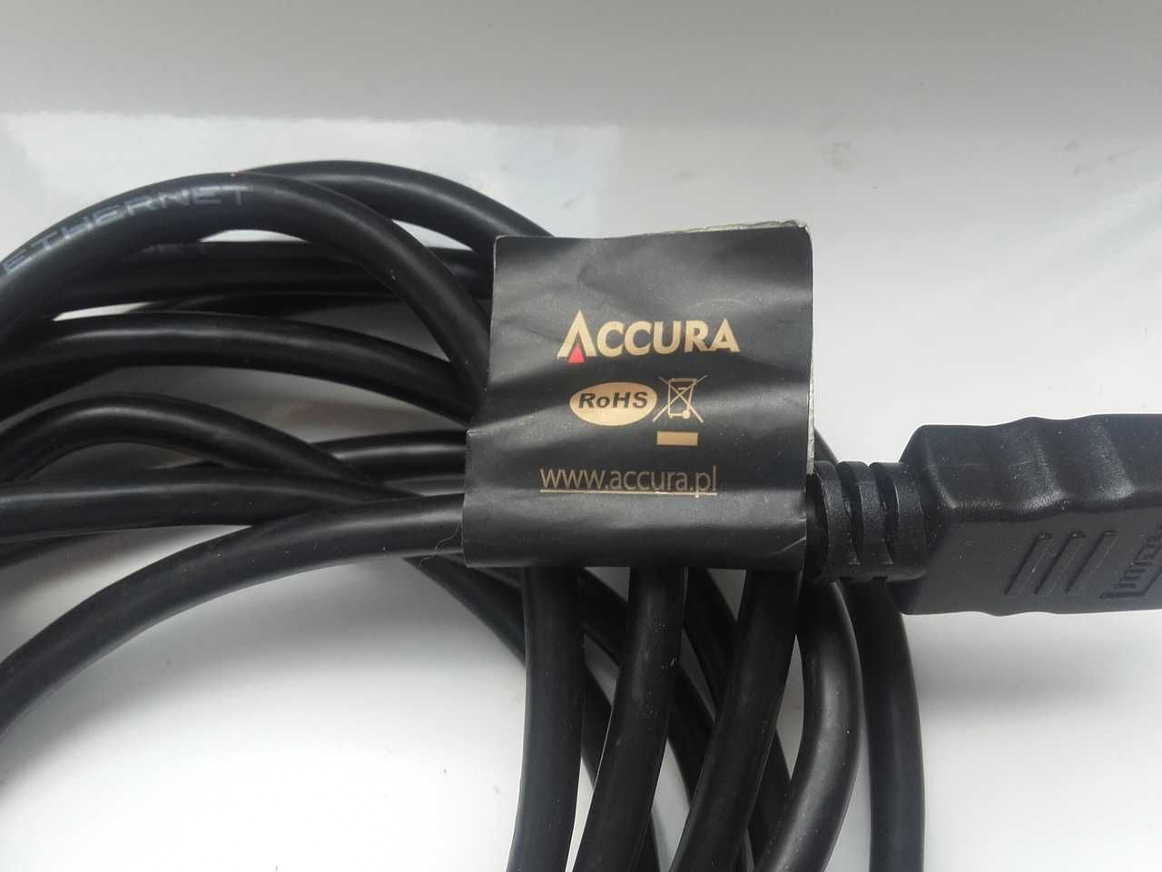 Kabel HDMI - HDMI, Accura Komputronik, 300cm, 3m, High speed + int, uż