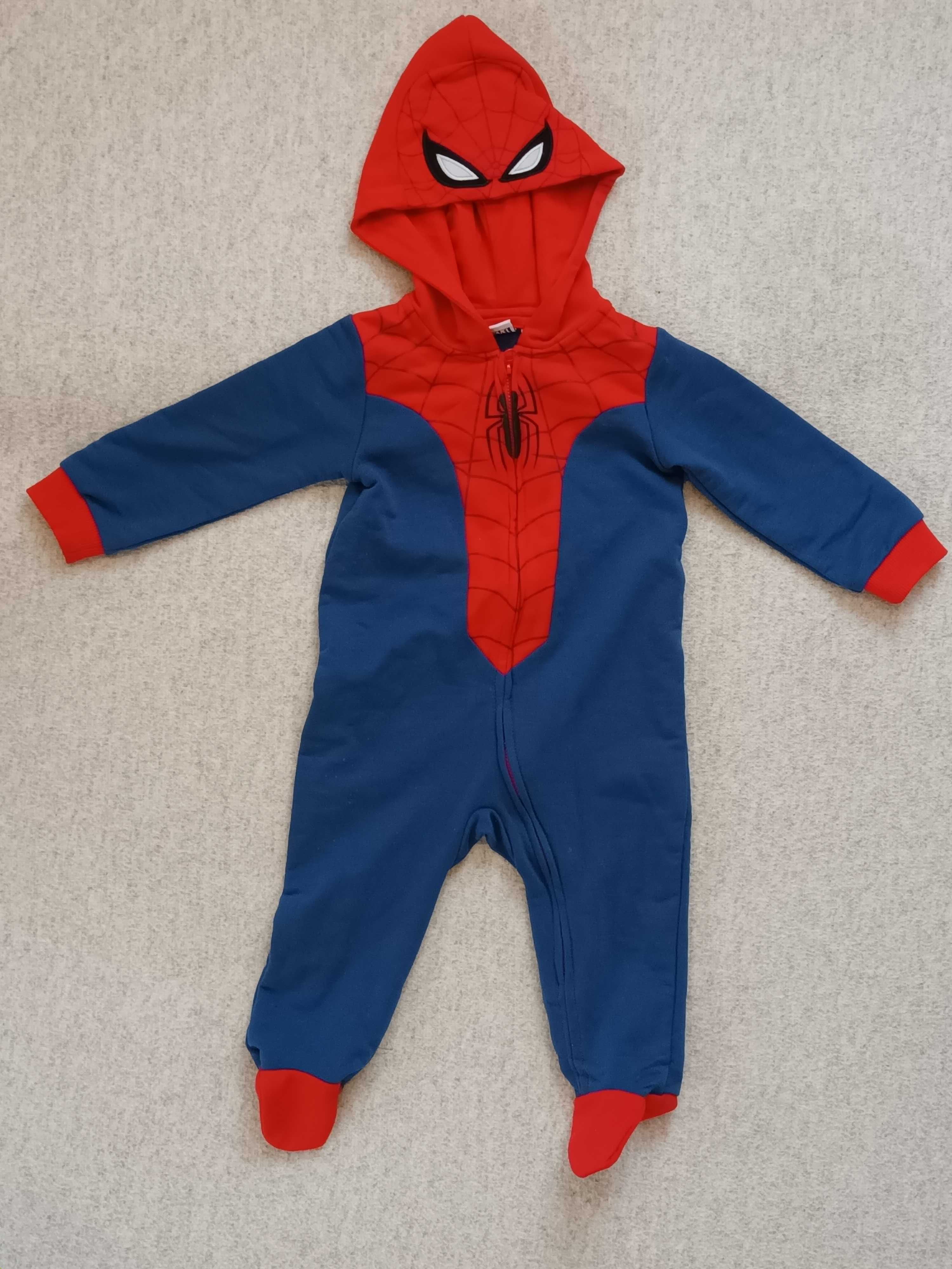 Pajac stój chłopięcy Spiderman Cool Club rozmiar 74