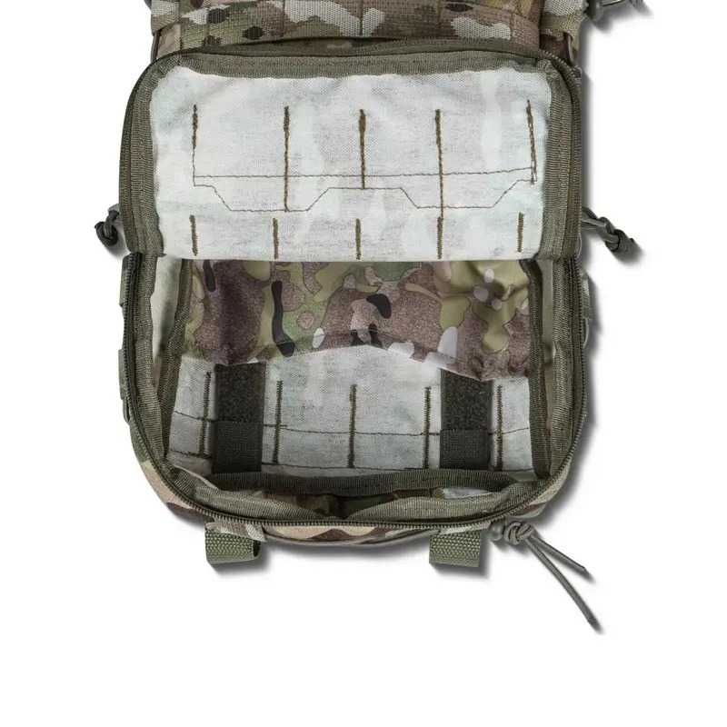 Тактичний рюкзак на 10л до плитоноски на MOLLE Cordura 1000D Мультикам
