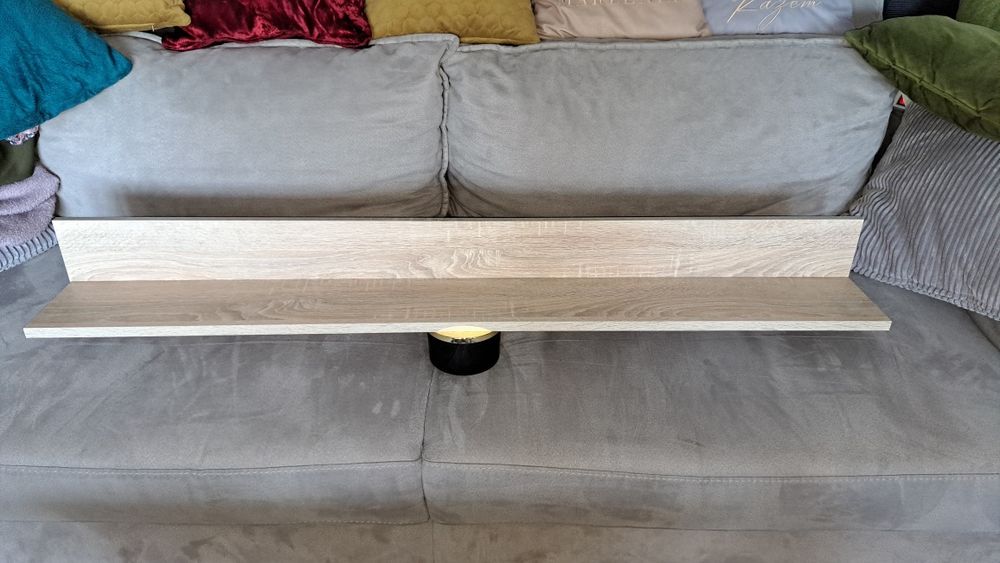 Półki wiszące dąb sonoma