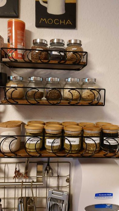 Dekoracja ścienna kwietnik wzór loftowy ażurowy 4 sztuki