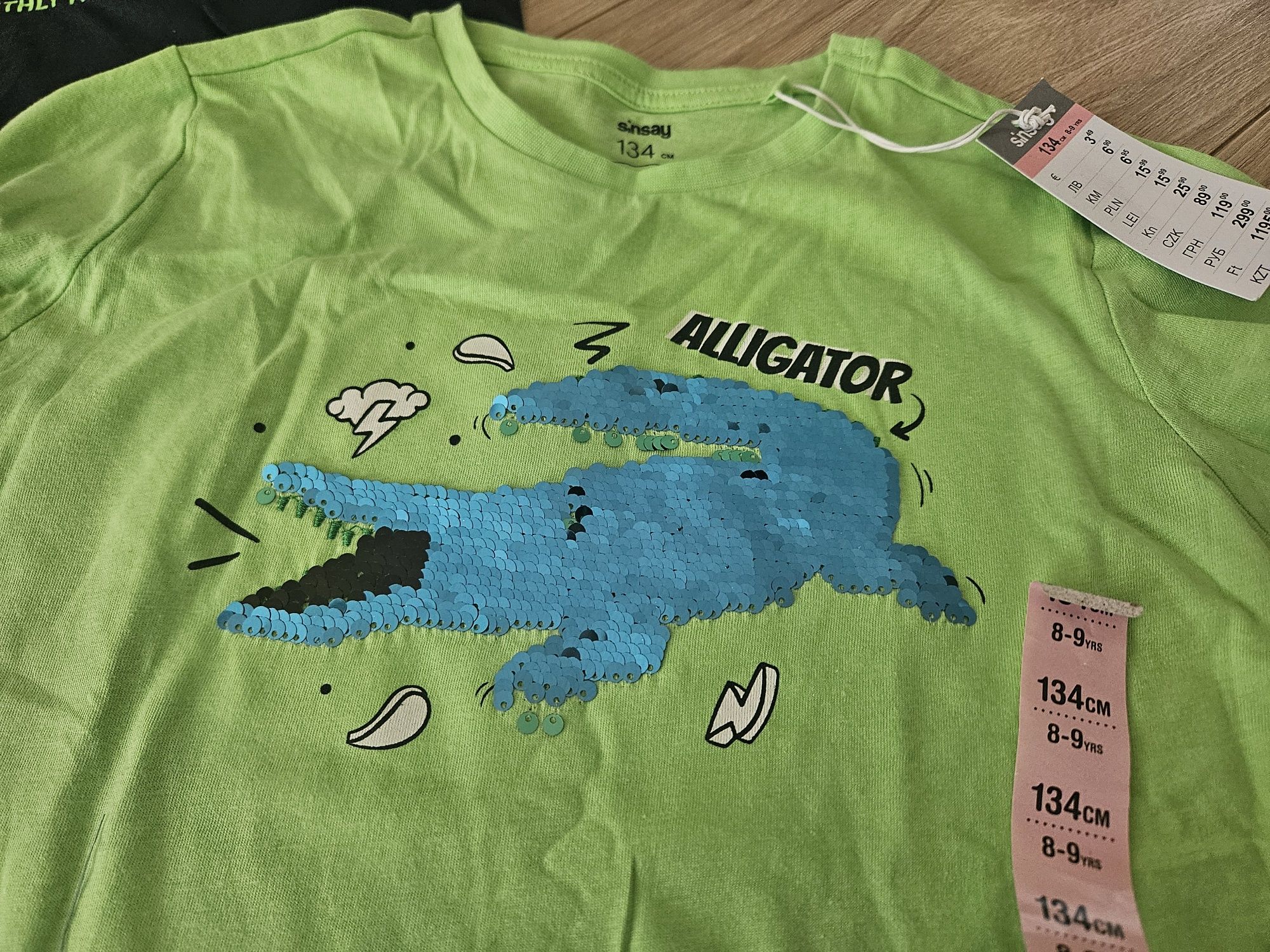 4 nowe T-shirty/koszulki z krótkim rękawem Sinsay roz.134
