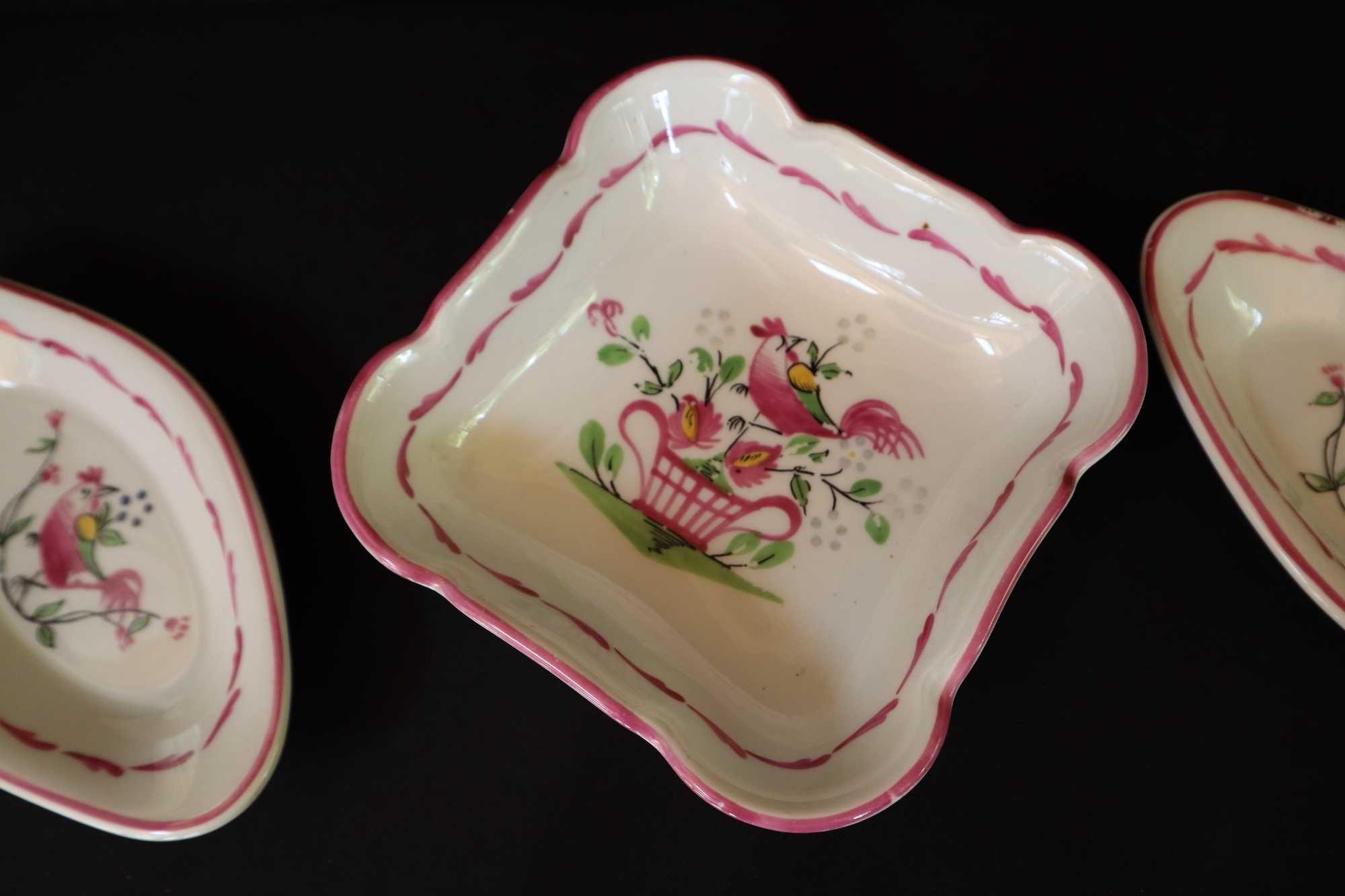 Porcelana KPM Miska + 2 szt małe półmiski Syg. z lat 1925/45 B080928