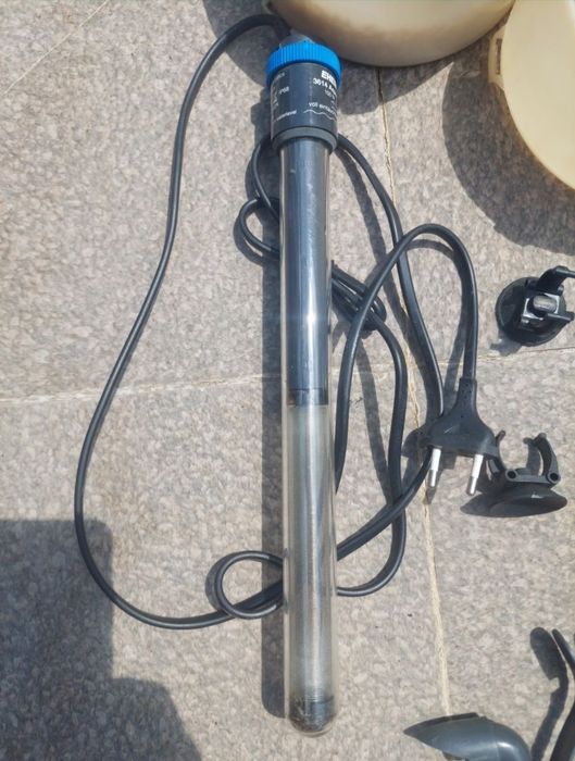 Filtro Externo + Lilly Pipes Inox com skimmer incorporado + termostato