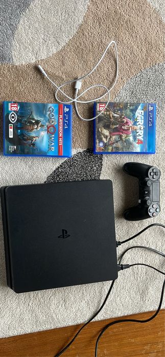 Ps4 slim 1 tb + jogos