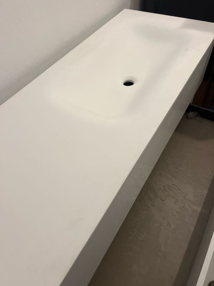 Movel casa banho Novo Com Lavatorio 130x46
