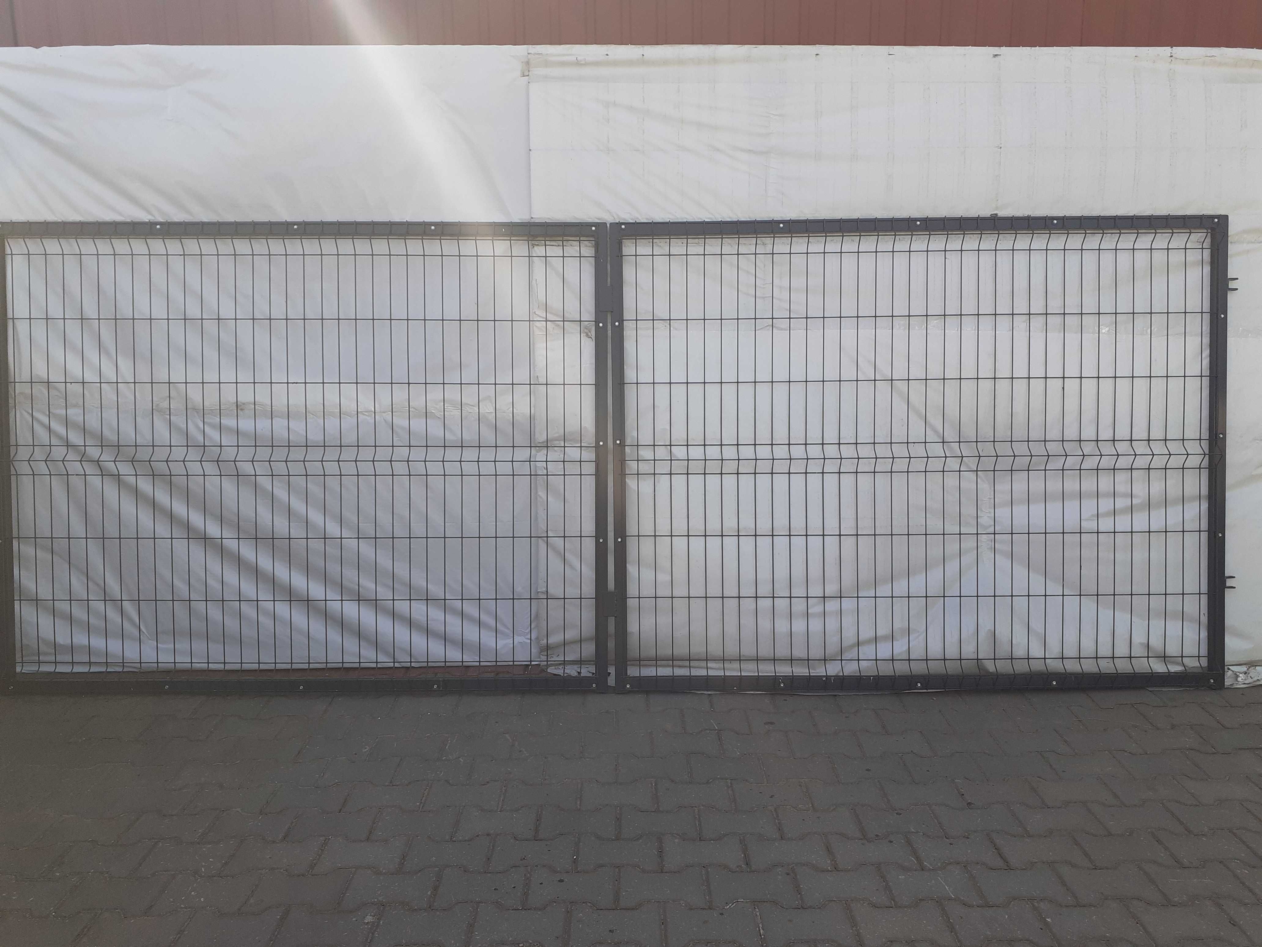 Brama Dwuskrzydłowa Panelowa grafit - sama brama