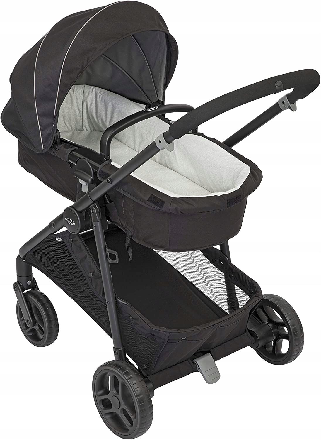 graco transform 2w1 wózek wielofunkcyjny black