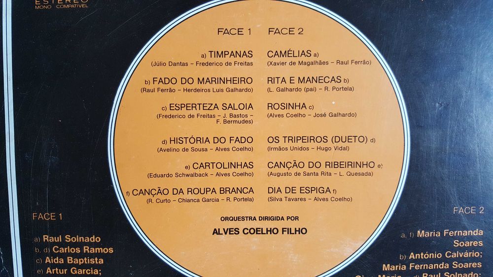 quatro LP em Vinil, Melodias de Sempre, Romanças, Rancho Tamar