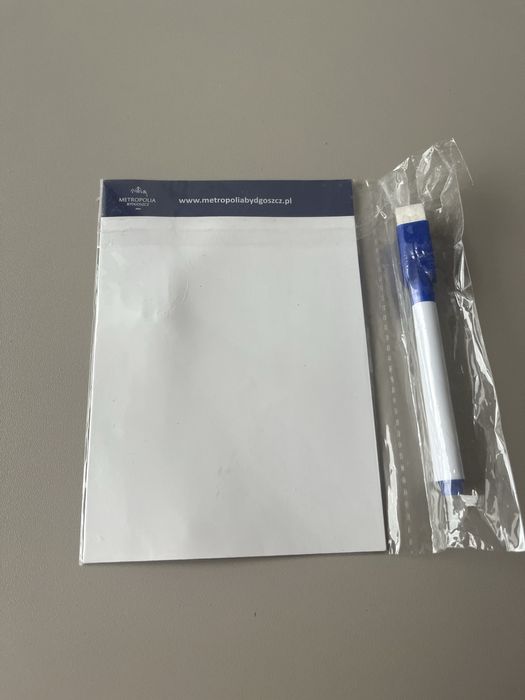 Mini tablica suchościeralna white board na lodówkę