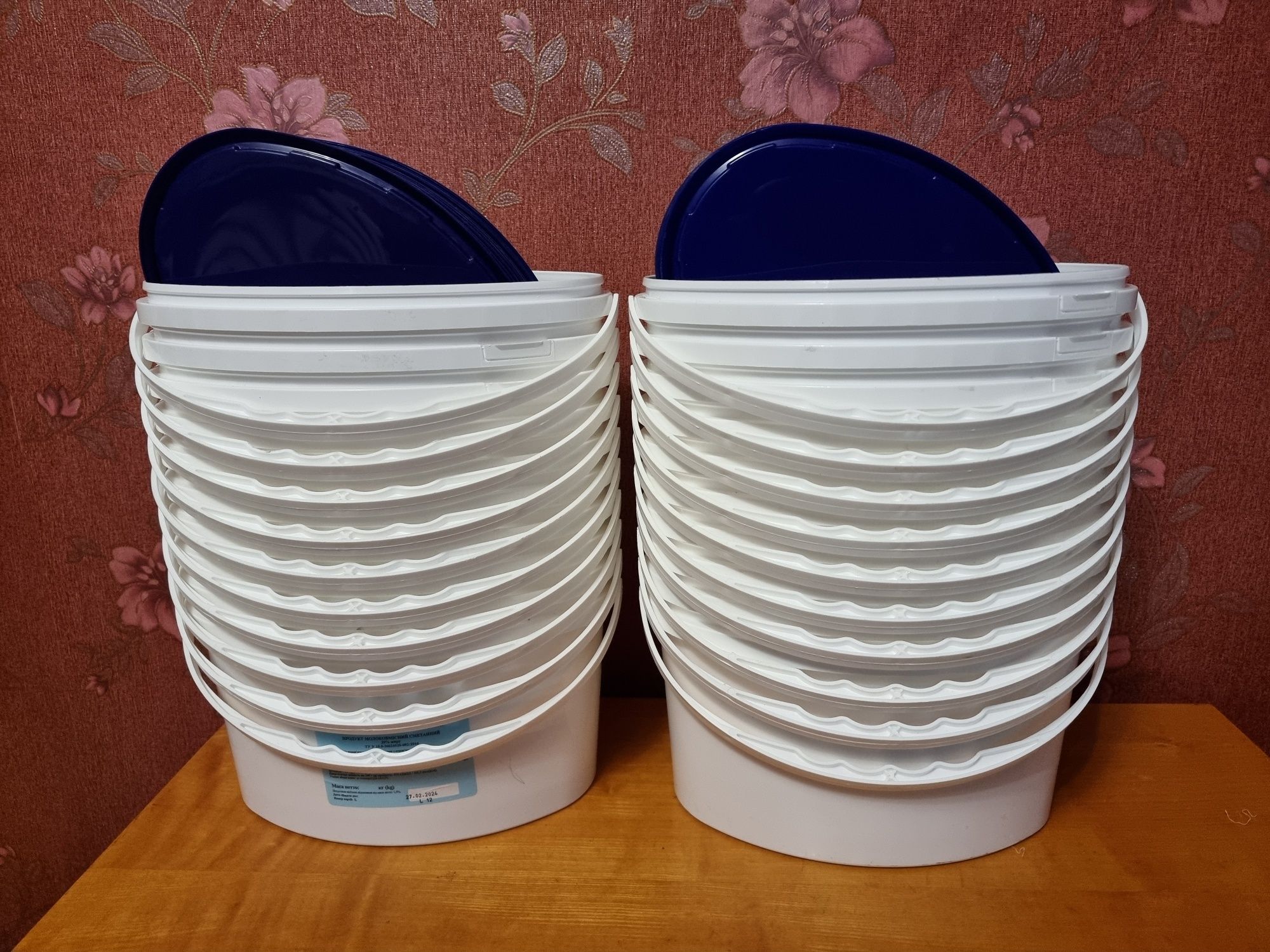 Ведро овальное 5л. Для пищевых продуктов .