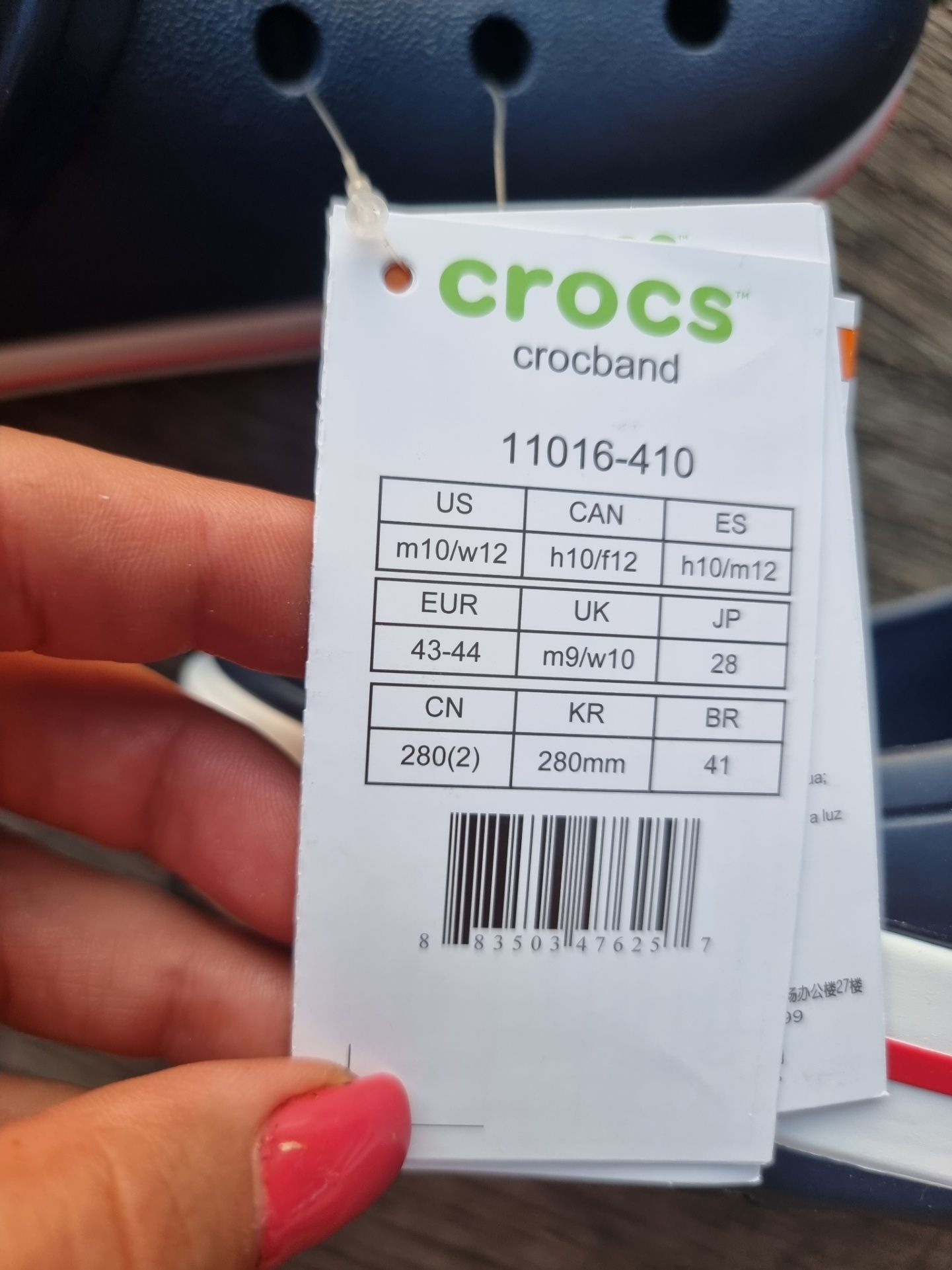 Чоловічі сабо  Crocs Crocband  розмір м9 -42  м12-46