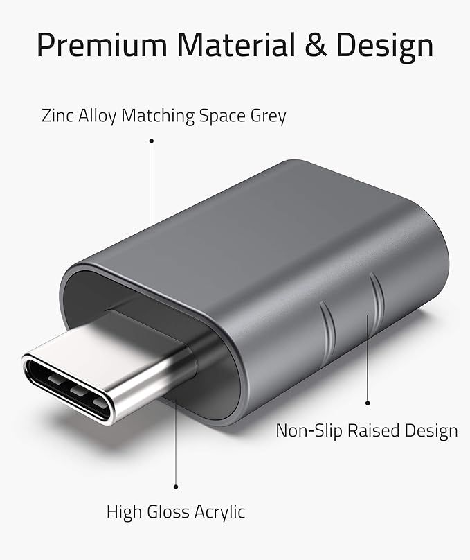 syntech adapter usb c na usb 3.0  2 sztuki, szary