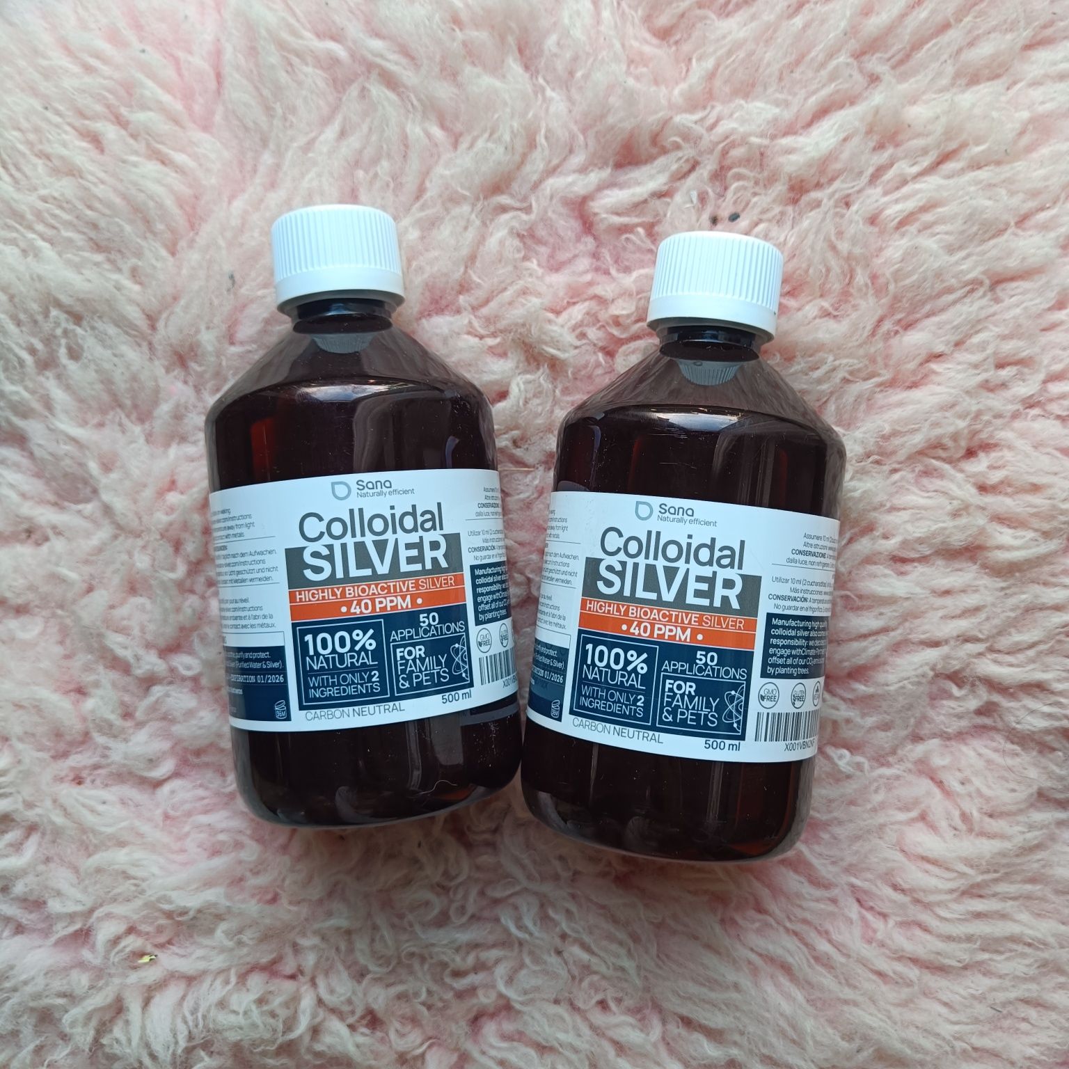 Srebro koloidalne 40 ppm 500 ml
