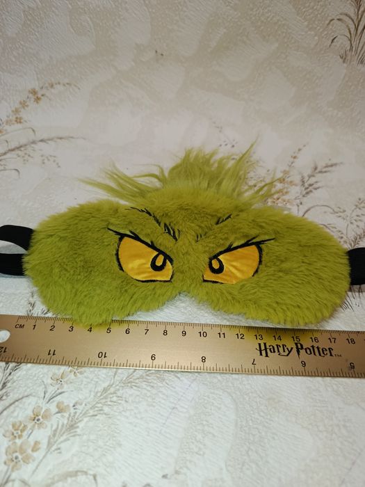 Маска для сна Гринч повязка для сна Grinch