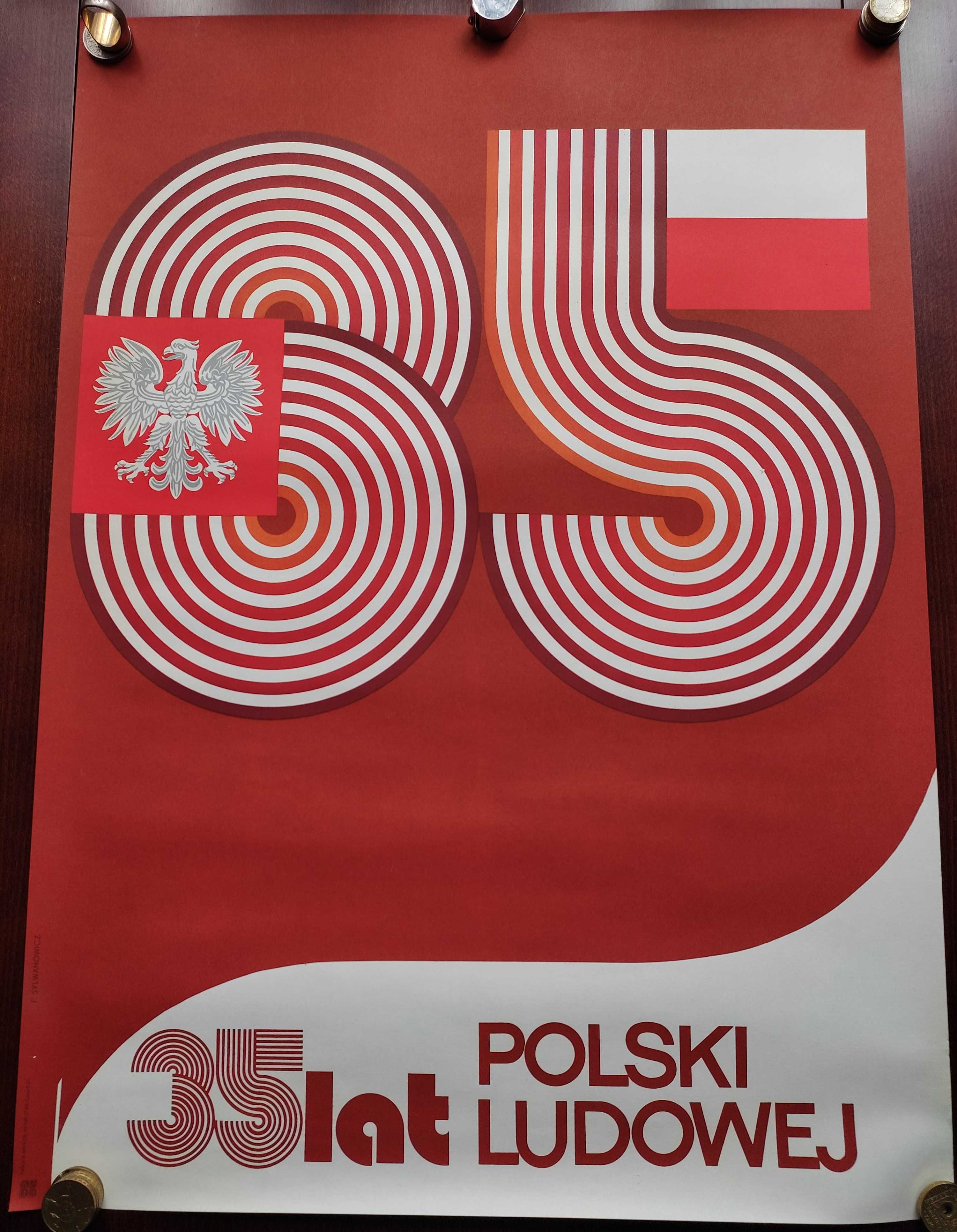 Plakaty o tematyce BHP oraz inne - PRL