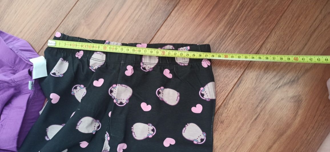 Nowe 2 pary legginsów 146/152 pusheen