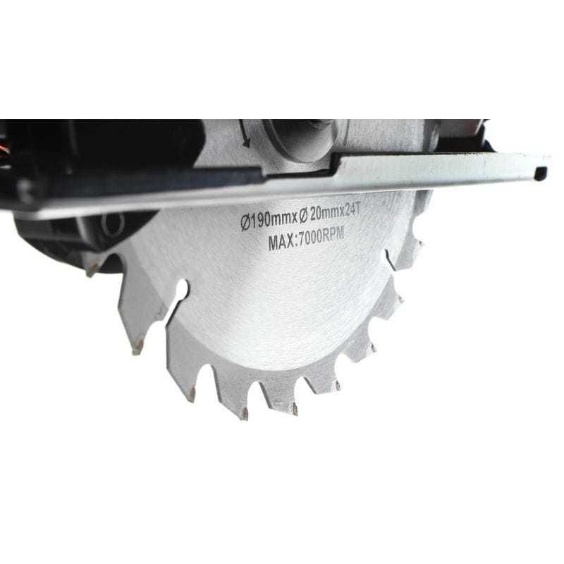 KRAFT&DELE Piła ręczna tarczowa 2450w z laserem pilarka 185mm KD1522