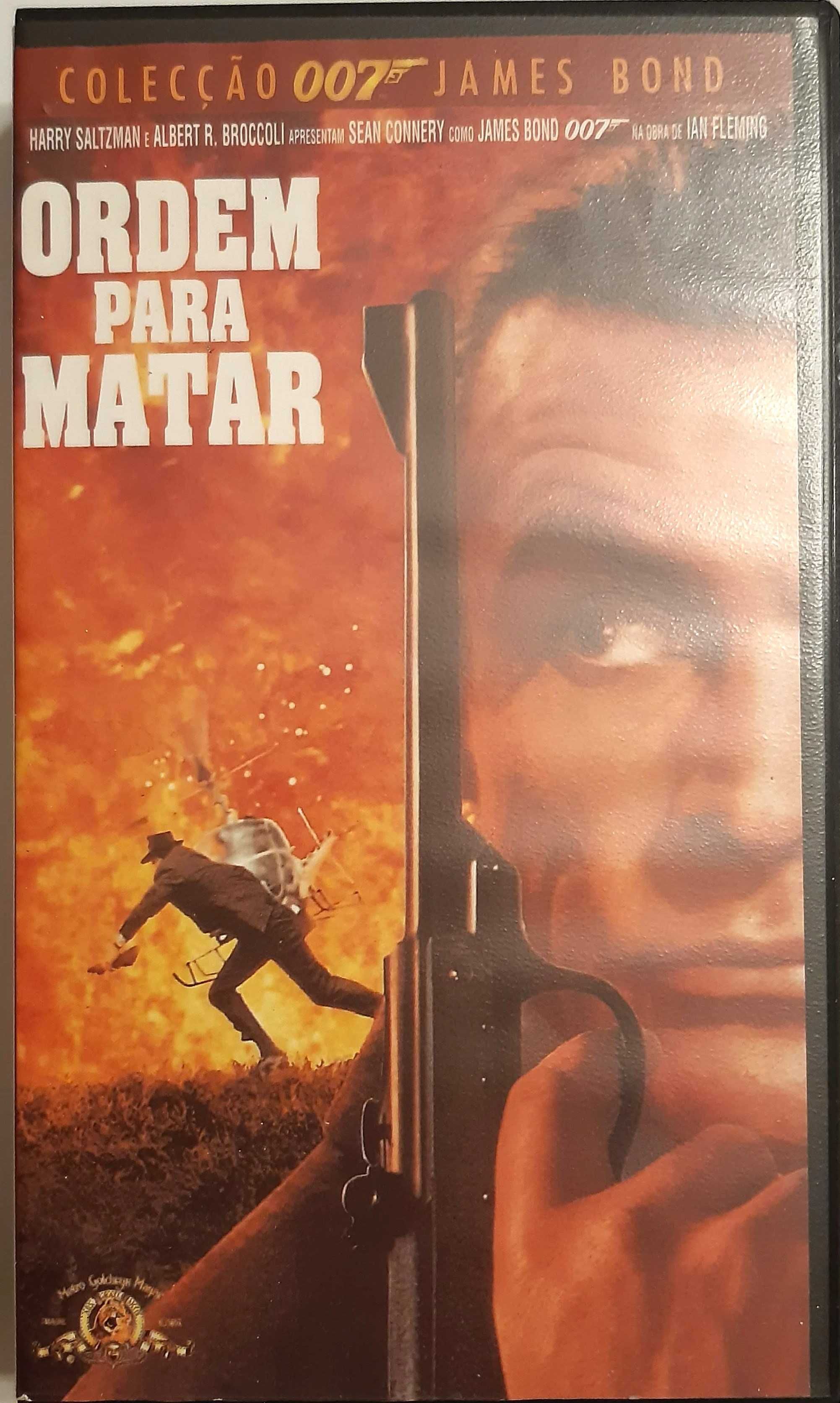 Coleção Exclusiva de 17 Filmes VHS do 007 - Como Nova!