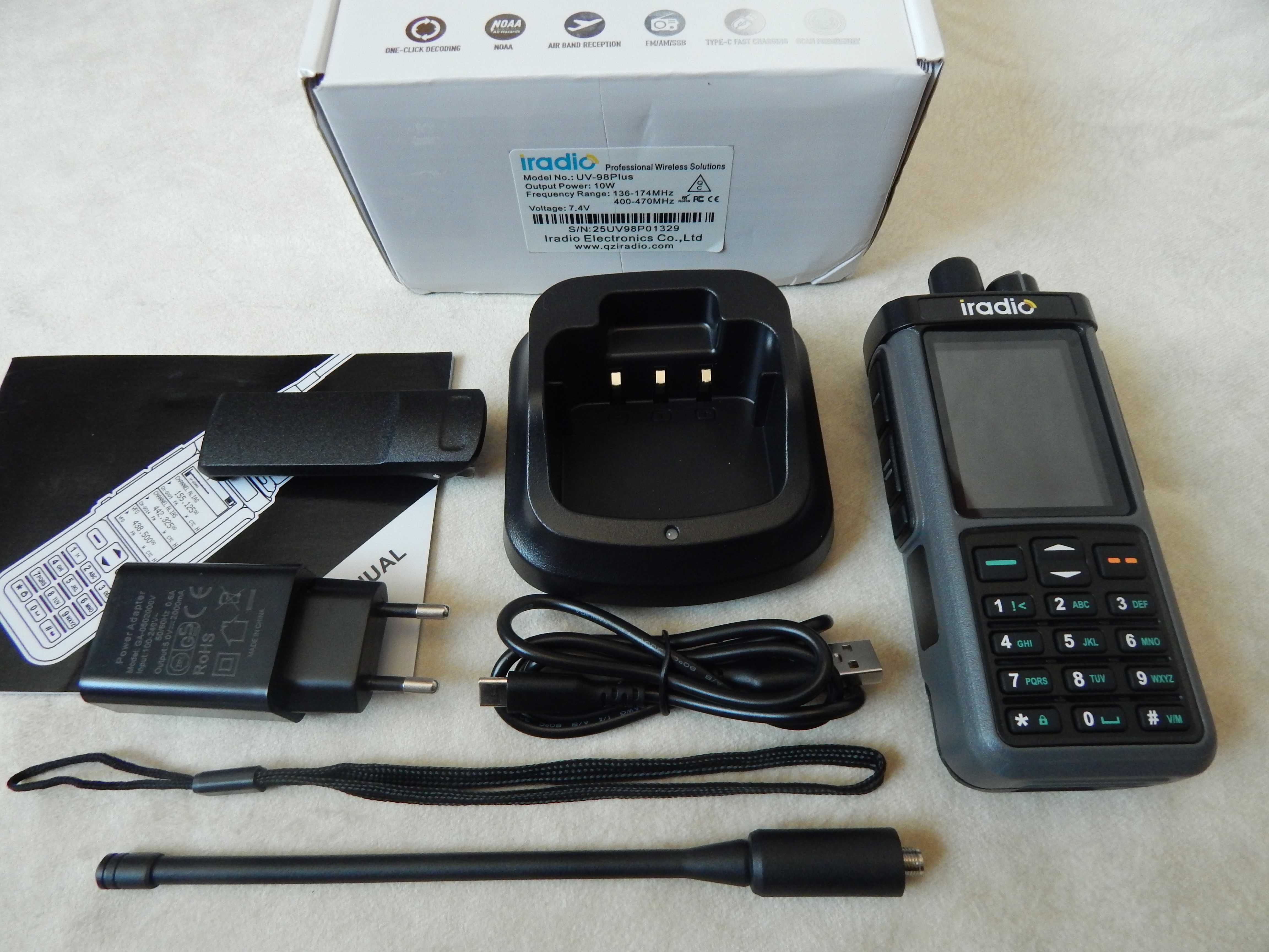Рация Iradio UV-98 PLUS  Прошита.