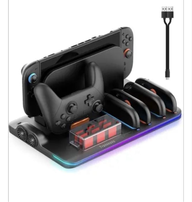 зарядна станція Transnovo для Nintendo Switch 2.