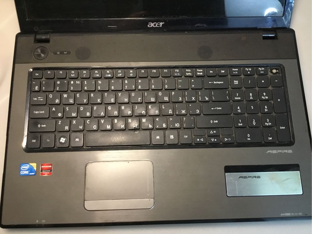 Ноутбук Acer ASPIRE 7741G на запчасти , матрица лед 17.3"