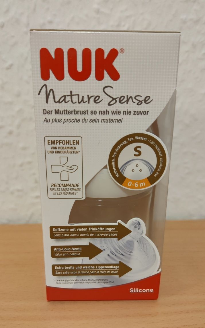 пляшка бутылочка NUK Nature Sense