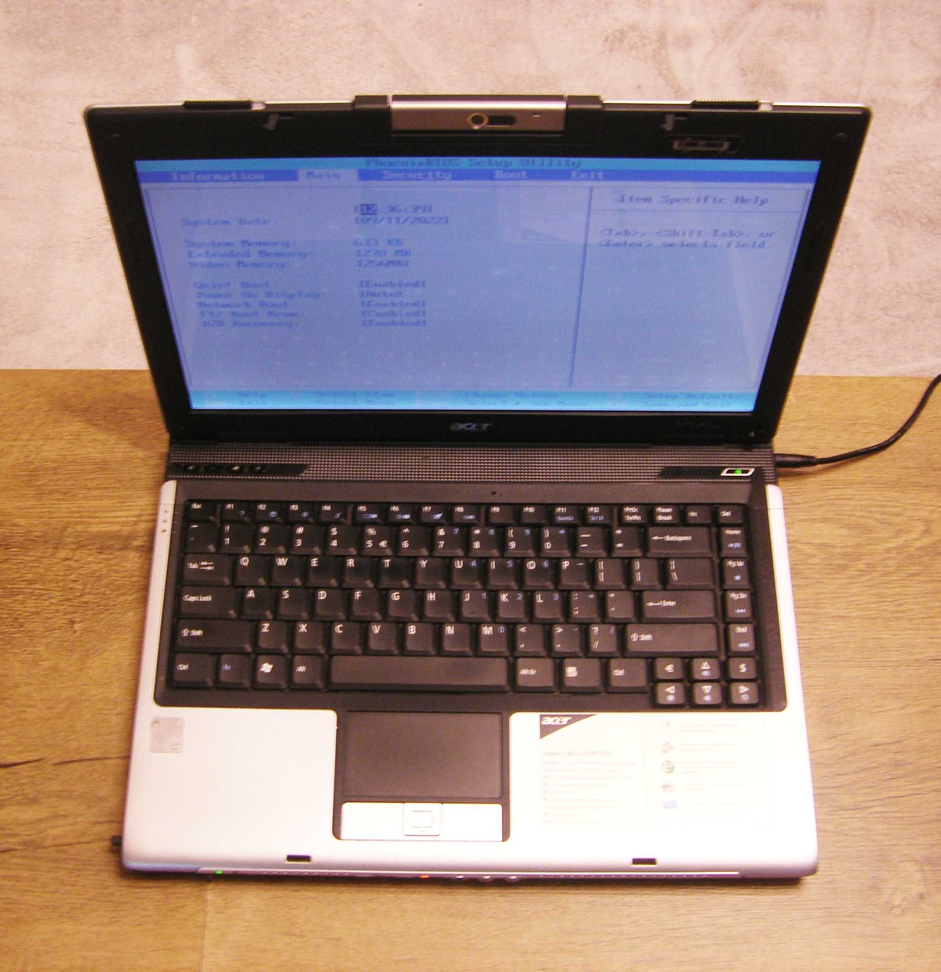 Laptop Acer Aspire 5050 14 cali, dysk twardy 1 TB