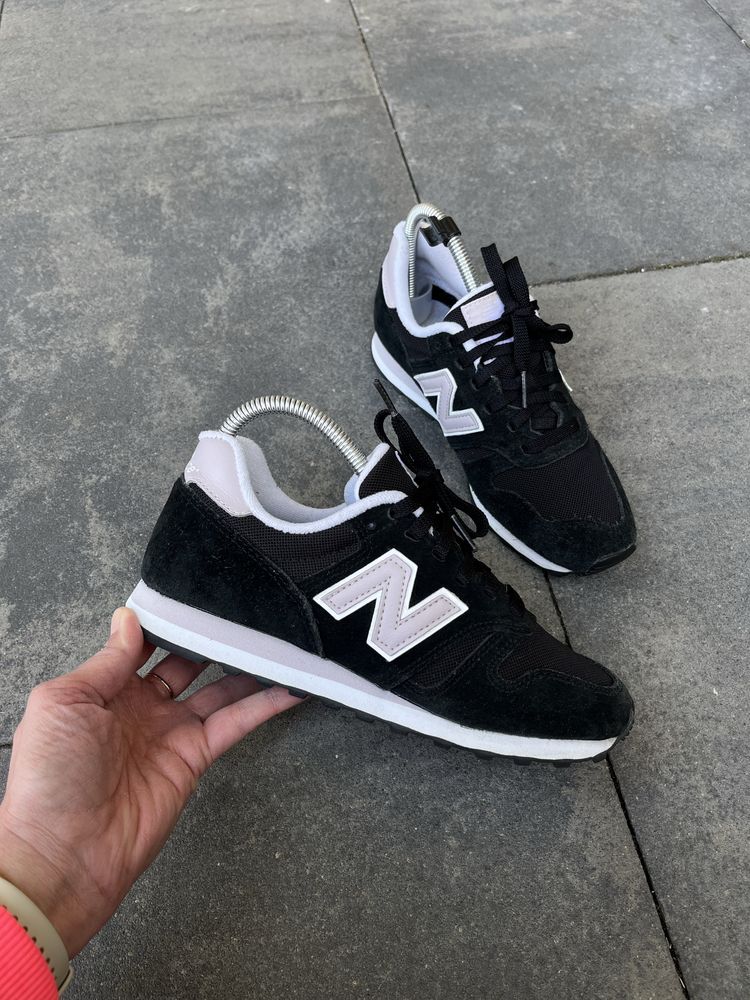 New Balance 373 r. 37 czarne zamszowe buty adidasy sneakersy damskie