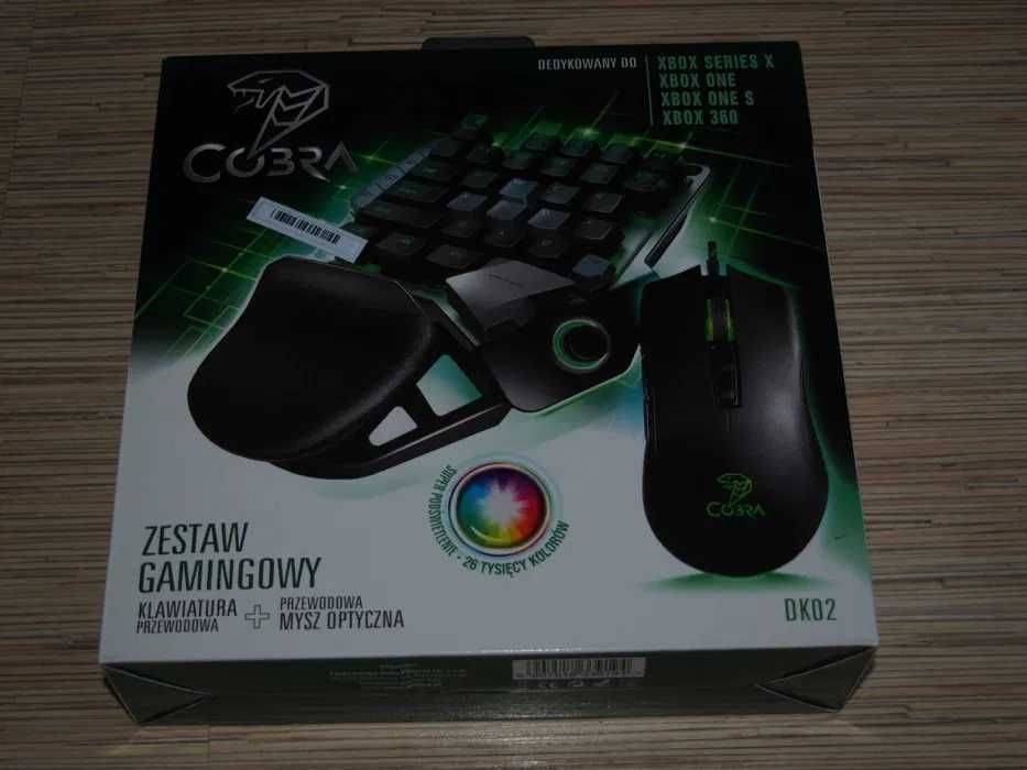 Zestaw gamingowy COBRA DK02 Mysz + Klawiatura 4w1 do XBOX nowa!!!