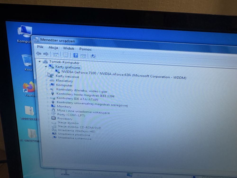 Komputer Acer oraz Monitor Samsung